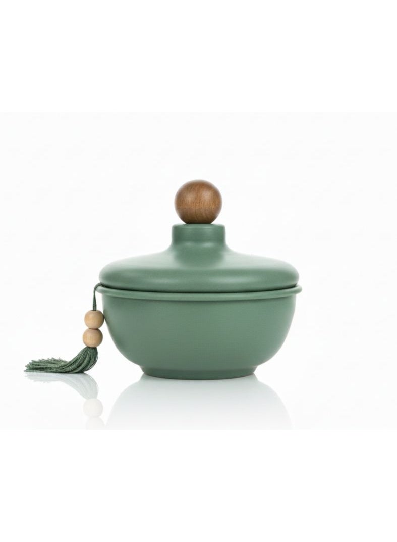 AKDC Ramadan Candy Tray with Lid, Perfect for Sweets and Dates, 10 CM - Turquoise - Image 1